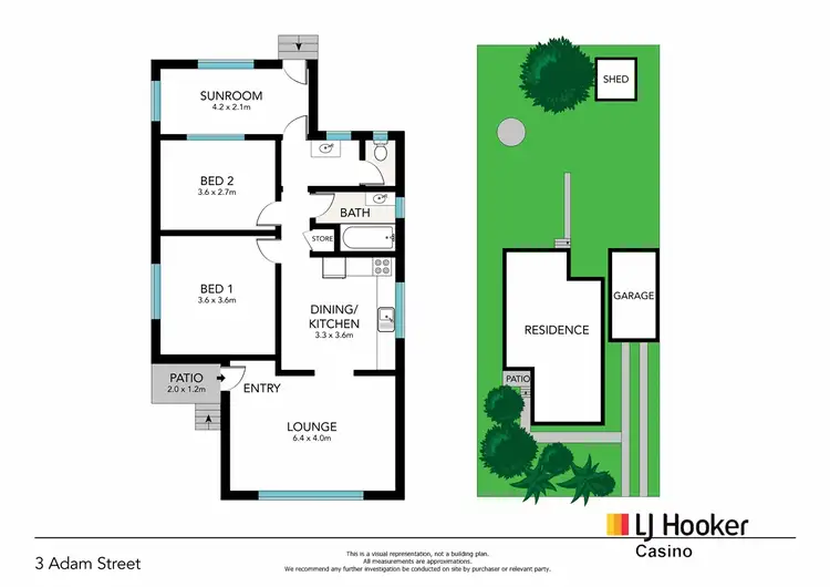 Floorplan of Homely house listing, 3 Adam Street, Casino NSW 2470