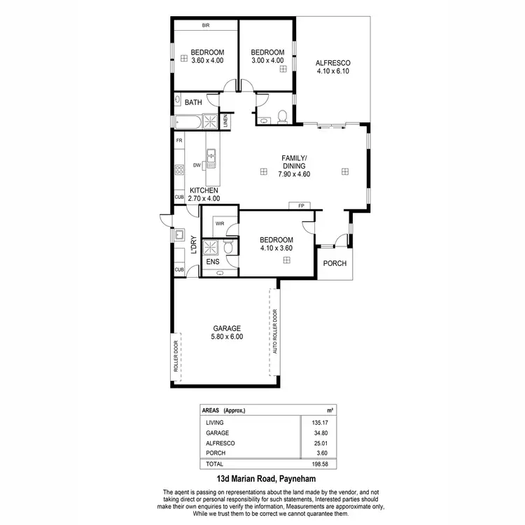 Floorplan of Homely house listing, 13D Marian Road, Payneham South SA 5070