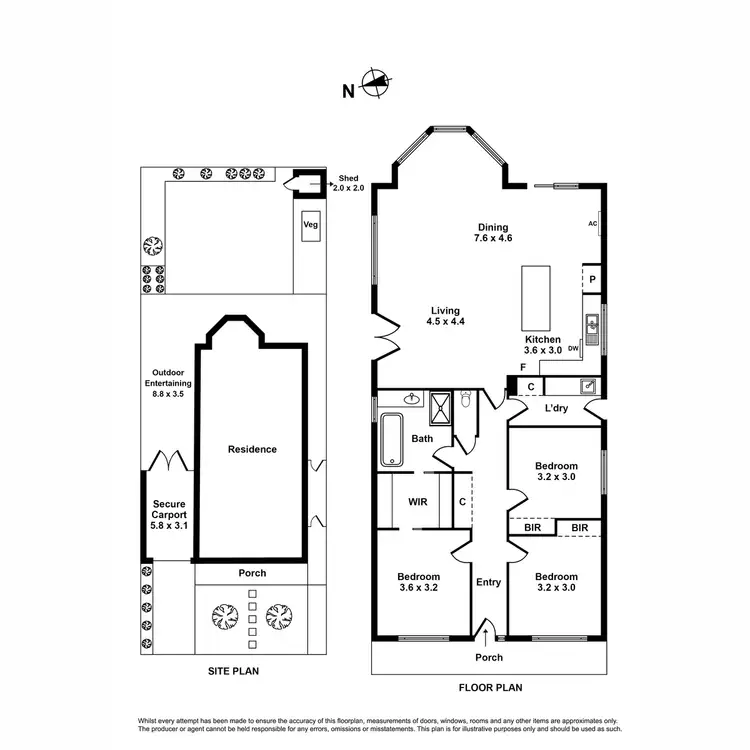 Floorplan of Homely house listing, 6 Dorrington Street, Point Cook VIC 3030