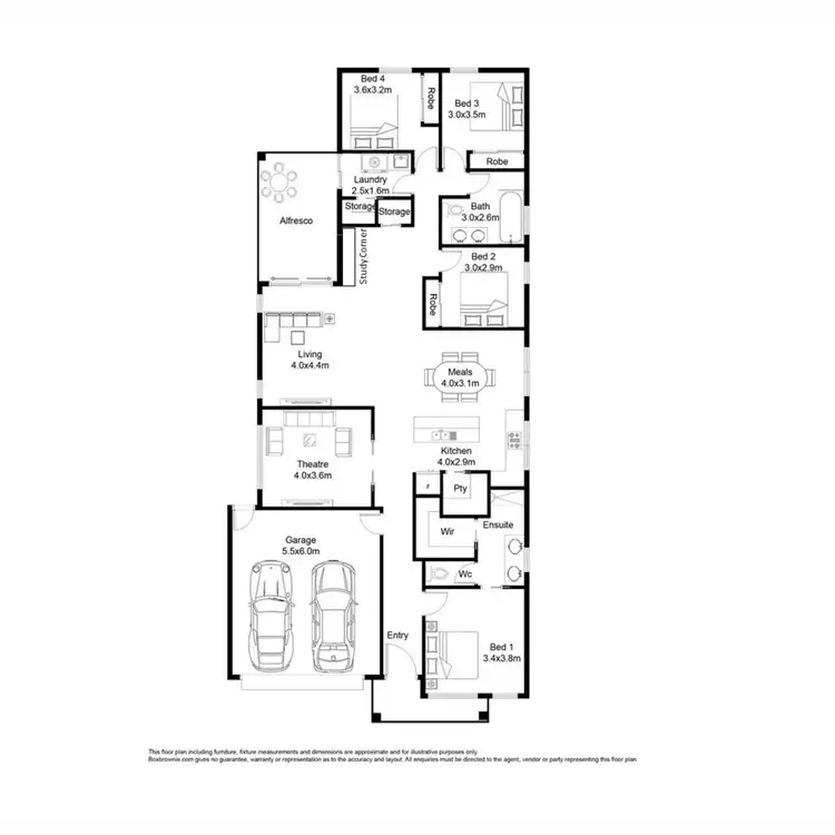 Floorplan of Homely house listing, 8 Garry Drive, Tarneit VIC 3029
