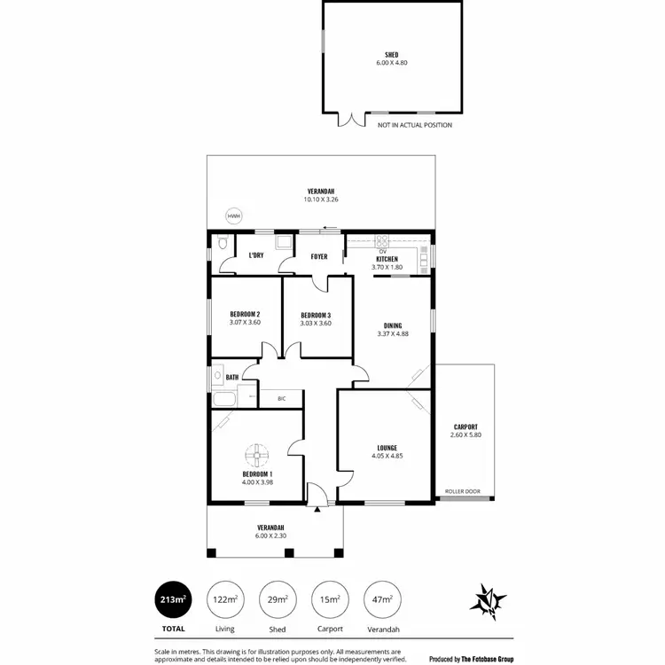 Floorplan of Homely house listing, 11 Cowper Road, Black Forest SA 5035