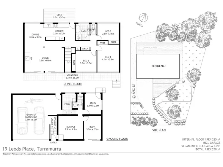 Floorplan of Homely house listing, 19 Leeds Place, Turramurra NSW 2074