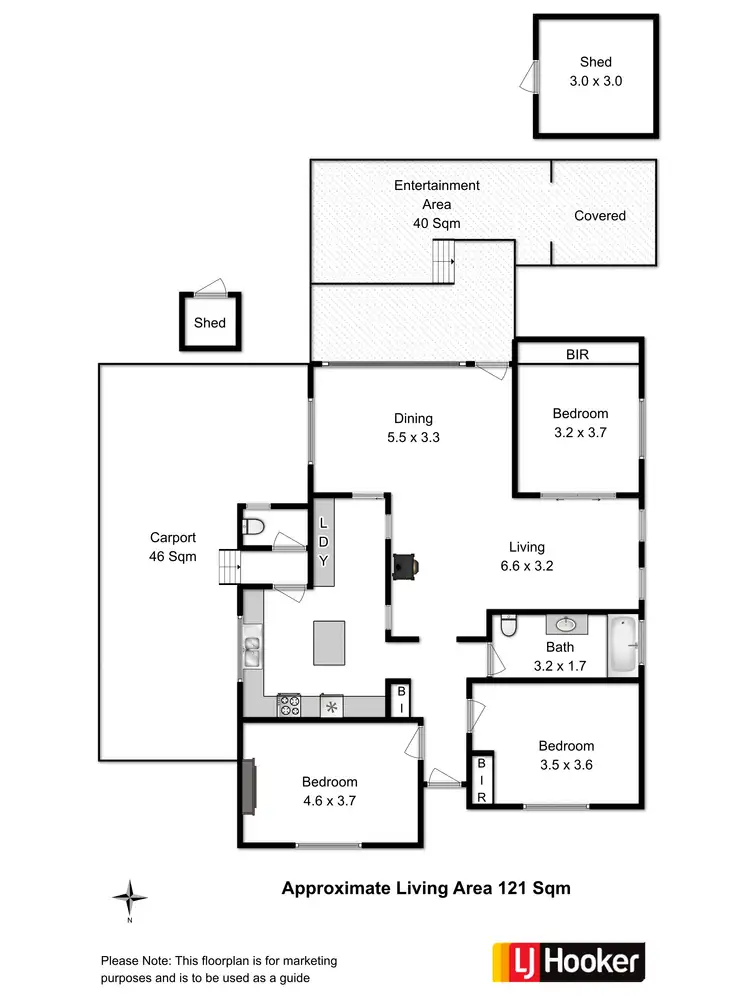 Floorplan of Homely house listing, 23 Derwent Terrace, New Norfolk TAS 7140