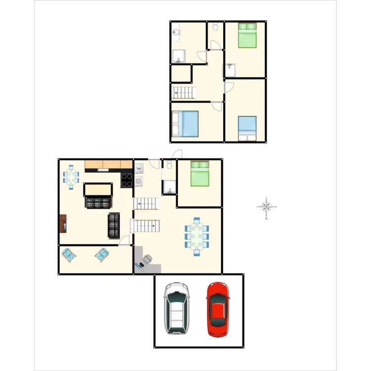 Floorplan of Homely house listing, 1 Langdon Avenue, Margate QLD 4019