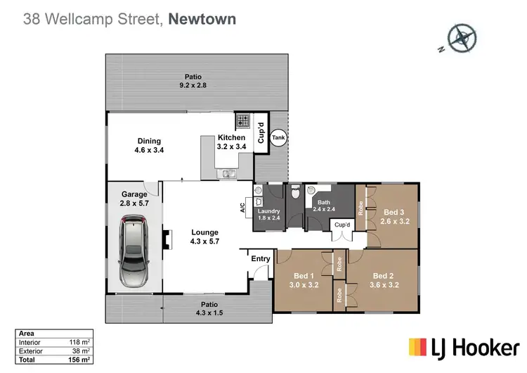 Floorplan of Homely house listing, 38 Wellcamp Street, Newtown QLD 4350