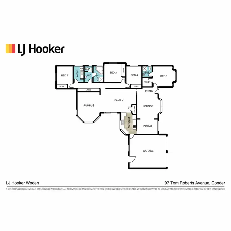 Floorplan of Homely house listing, 97 Tom Roberts Avenue, Conder ACT 2906