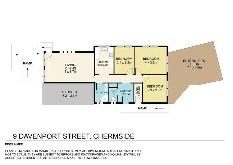 Floorplan of Homely house listing, 9 Davenport Street, Chermside QLD 4032