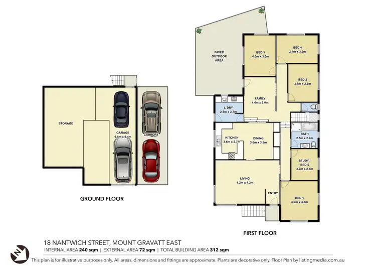 Floorplan of Homely house listing, 18 Nantwich Street, Mount Gravatt East QLD 4122