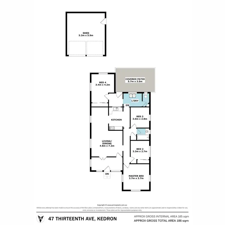 Floorplan of Homely house listing, 47 Thirteenth Avenue, Kedron QLD 4031