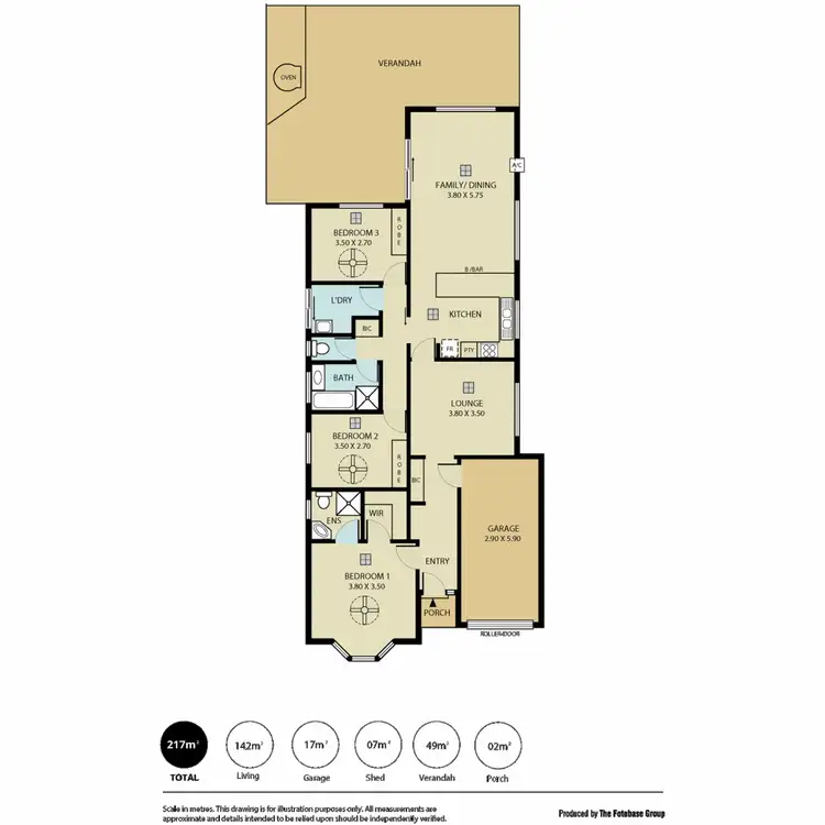 Floorplan of Homely house listing, 20A Lake Miranda Court, Greenwith SA 5125