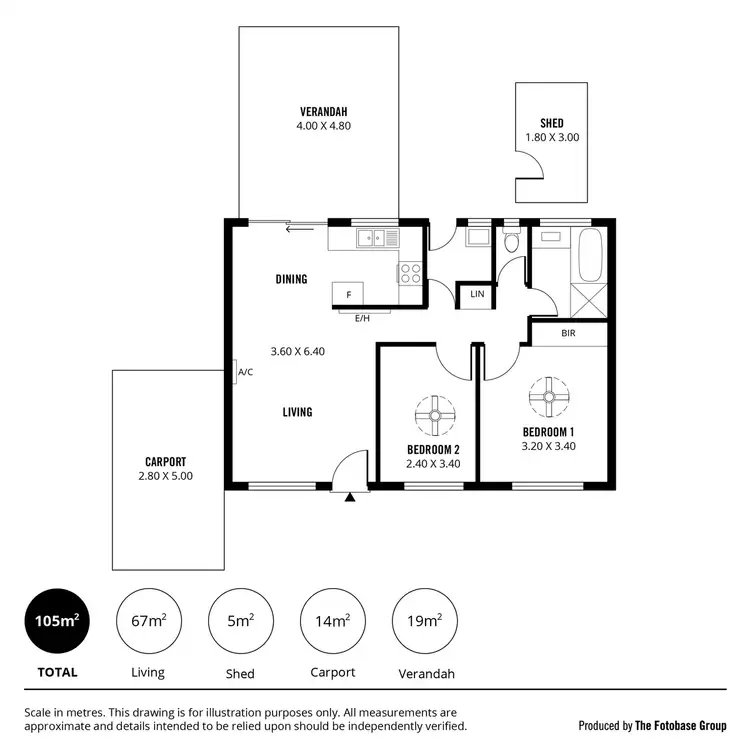 Floorplan of Homely unit listing, 13/26-28 Crozier Avenue, Modbury SA 5092