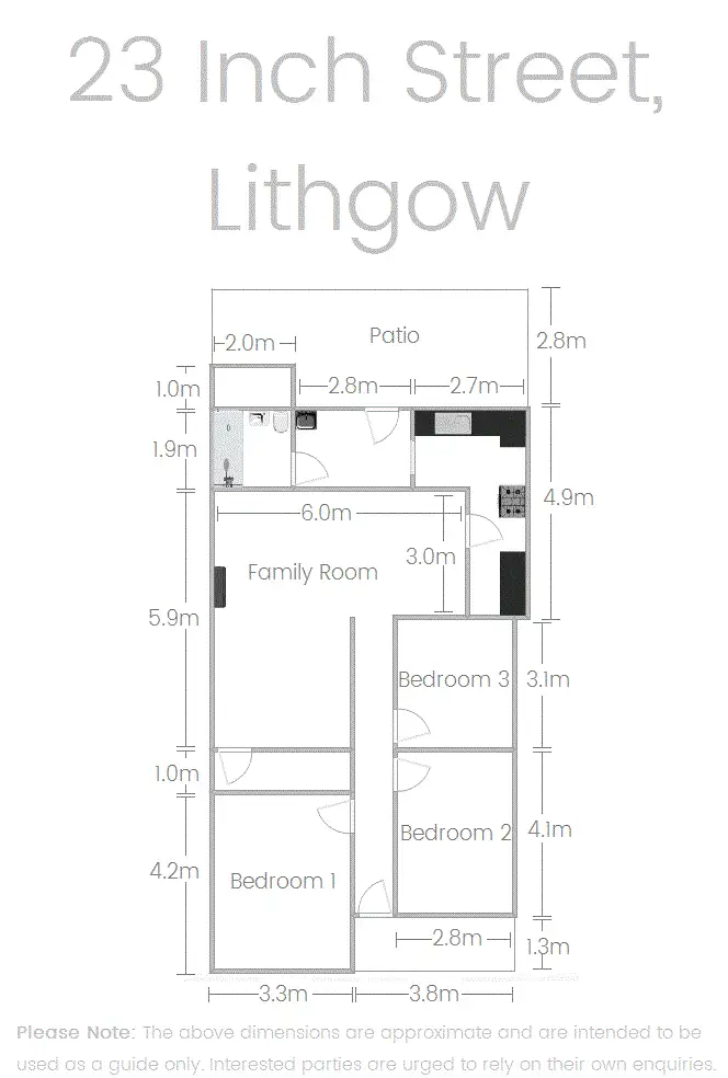 Floorplan of Homely house listing, 23 Inch Street, Lithgow NSW 2790