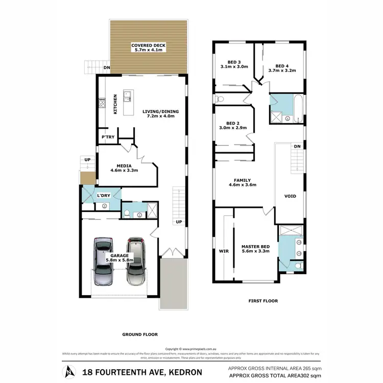Floorplan of Homely house listing, 18 Fourteenth Avenue, Kedron QLD 4031