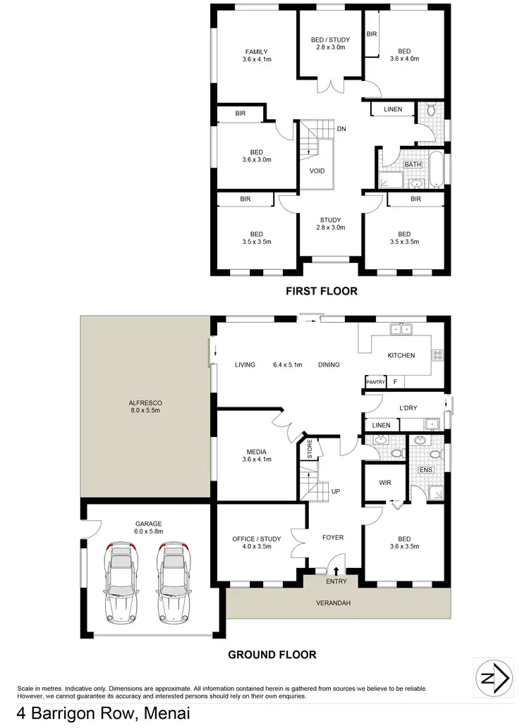 Floorplan of Homely house listing, 4 Barrigon Row, Menai NSW 2234