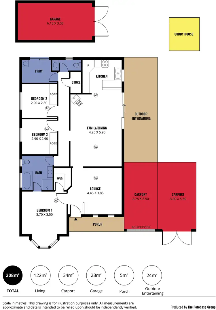 Floorplan of Homely house listing, 107 Pridham Boulevard, Aldinga Beach SA 5173