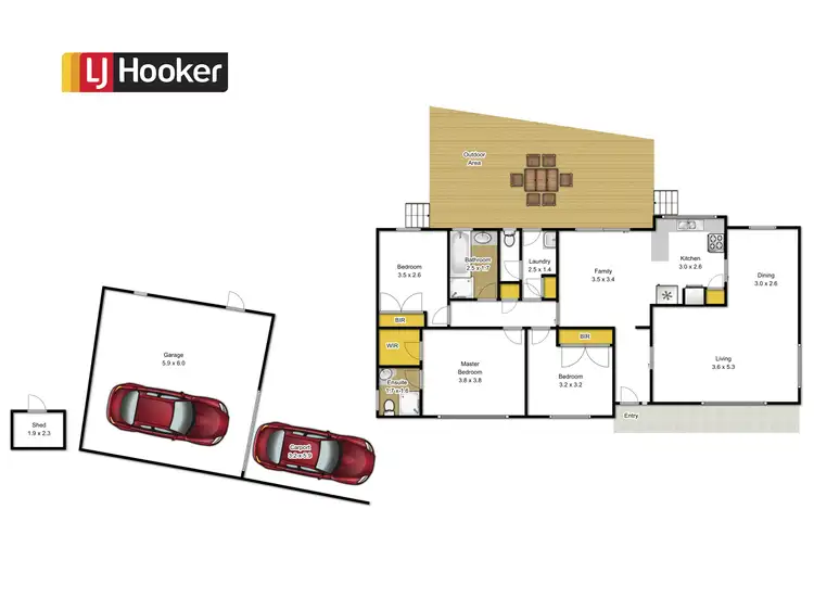 Floorplan of Homely house listing, 87 Coalville Road, Moe VIC 3825