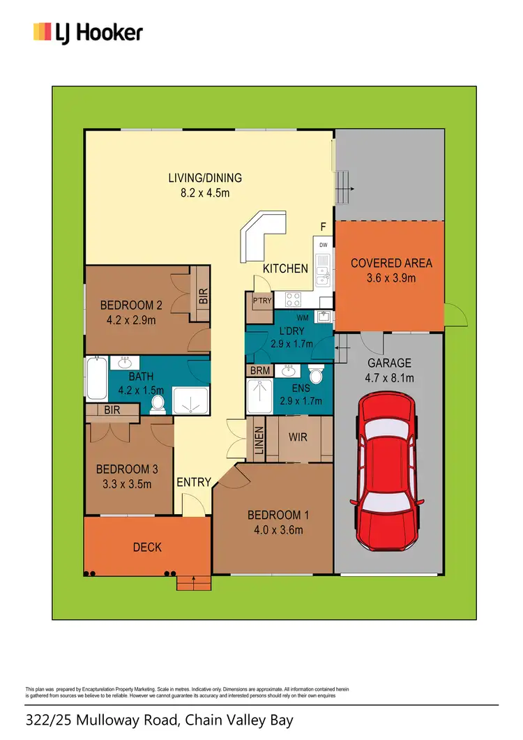 Floorplan of Homely house listing, 321/25 Mulloway Road, Chain Valley Bay NSW 2259