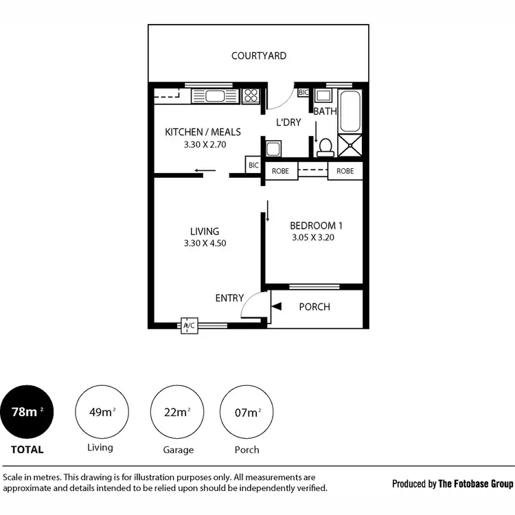 Floorplan of Homely unit listing, 4/13 Hepburn Street, Broadview SA 5083