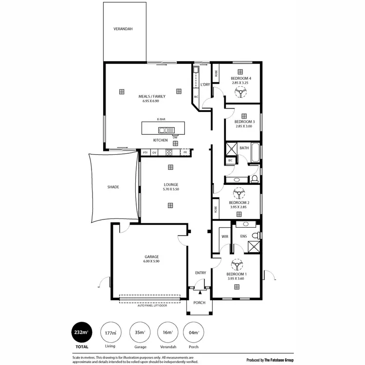 Floorplan of Homely house listing, 8 Meadowbank Terrace, Northgate SA 5085