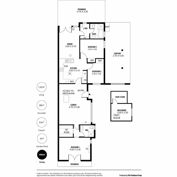 Floorplan of Homely house listing, 20B Sandford Street, Kensington Gardens SA 5068