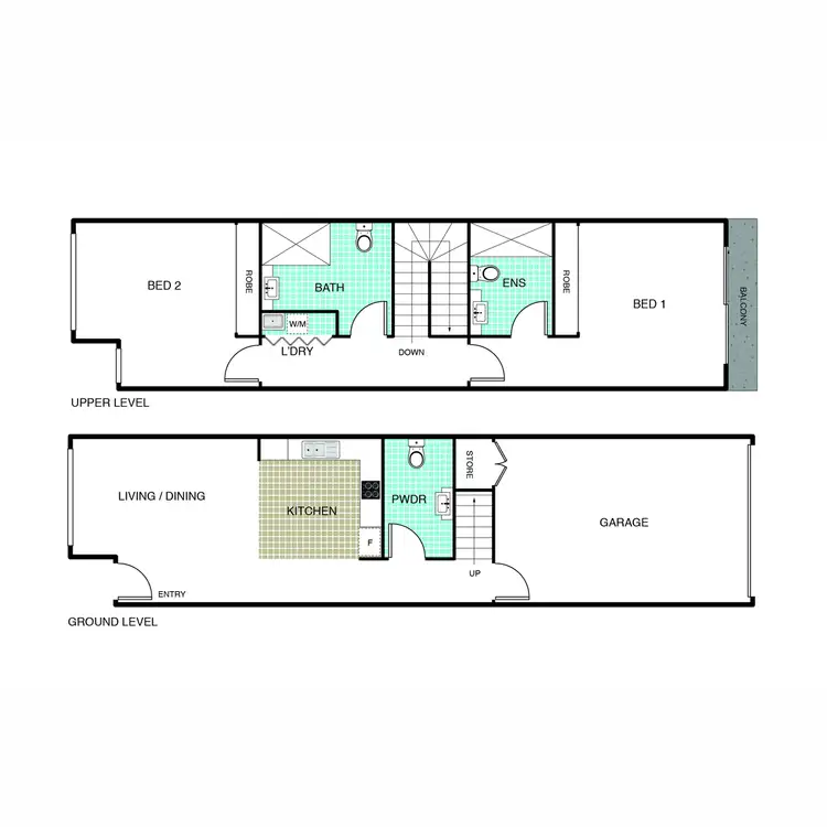Floorplan of Homely townhouse listing, 30/2 Pipeclay Street, Lawson ACT 2617
