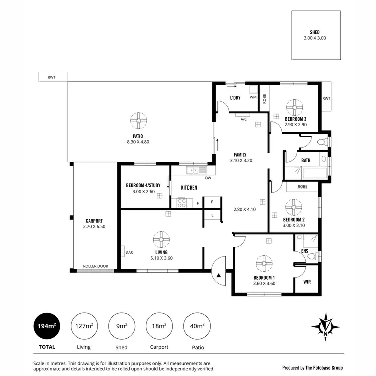Floorplan of Homely house listing, 64 Uley Road, Craigmore SA 5114