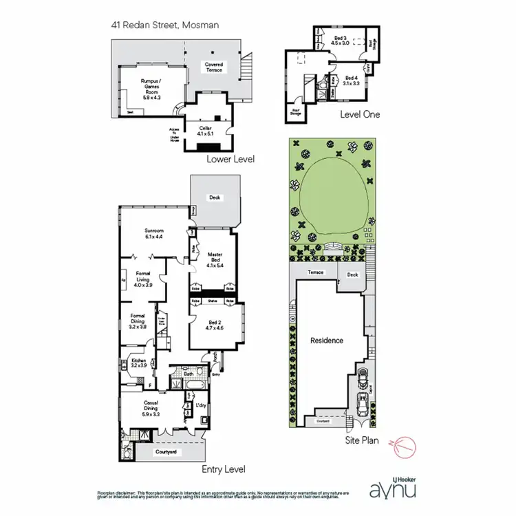 Floorplan of Homely house listing, 41 Redan Street, Mosman NSW 2088