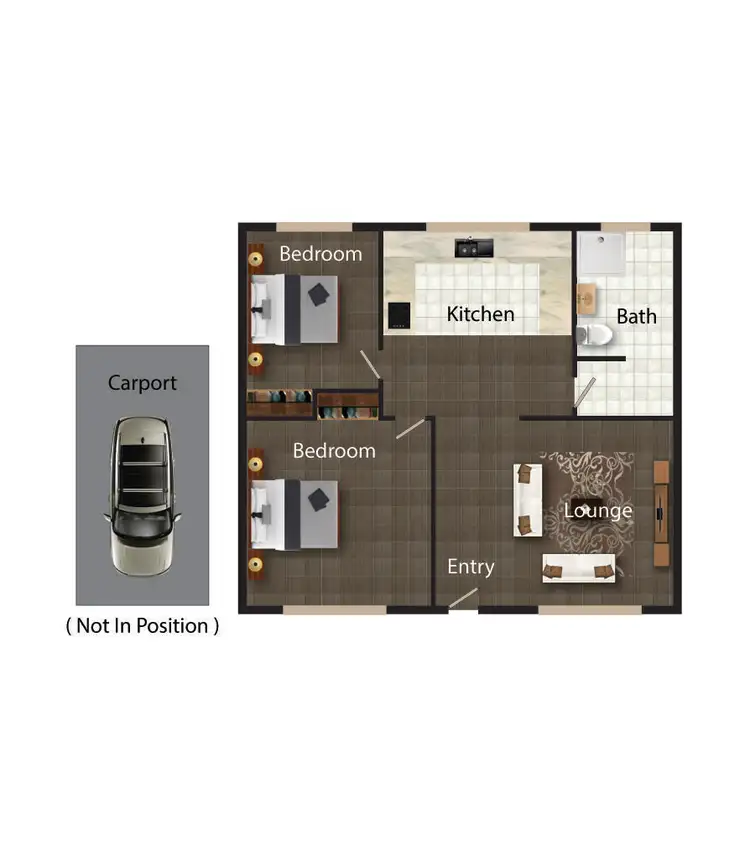 Floorplan of Homely unit listing, 28/39 Thurralilly Street, Queanbeyan NSW 2620