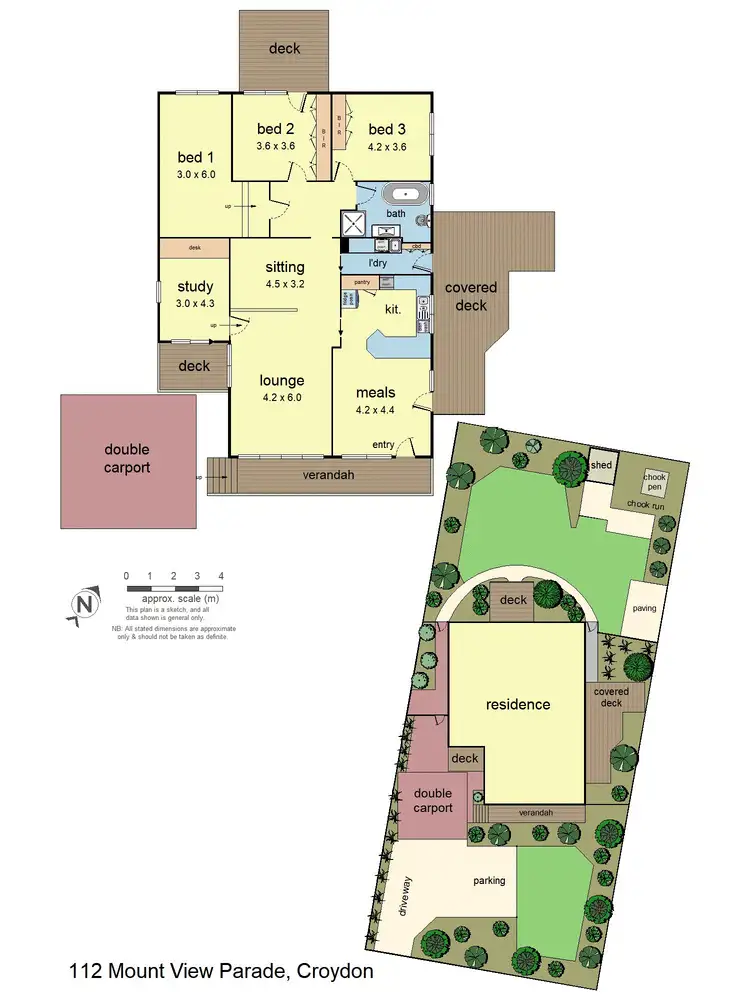 Floorplan of Homely house listing, 112 Mount View Parade, Croydon VIC 3136