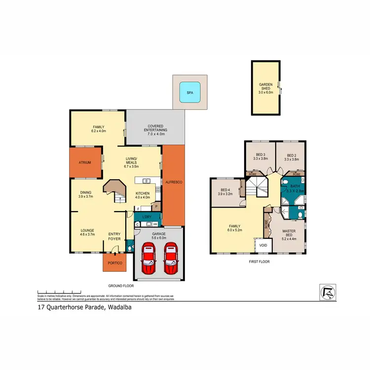 Floorplan of Homely house listing, 17 Quarterhorse Parade, Wadalba NSW 2259