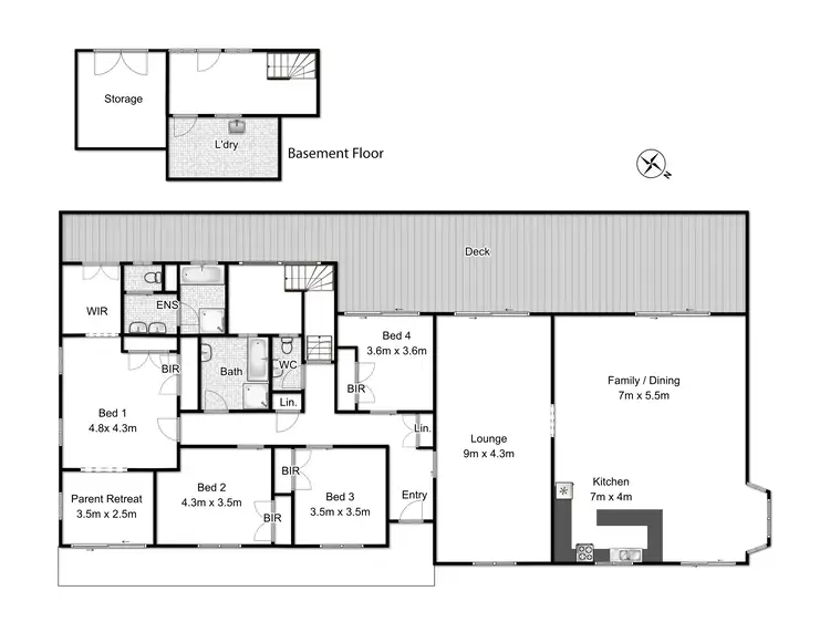 Floorplan of Homely house listing, 225-227 New Line Road, Dural NSW 2158