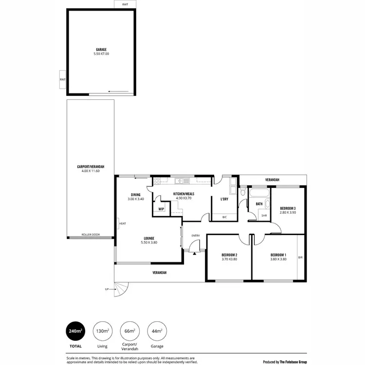 Floorplan of Homely house listing, 10 Jarbin Avenue, Dernancourt SA 5075