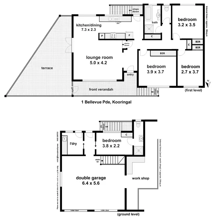 Floorplan of Homely house listing, 1 Bellevue Parade, Kooringal NSW 2650