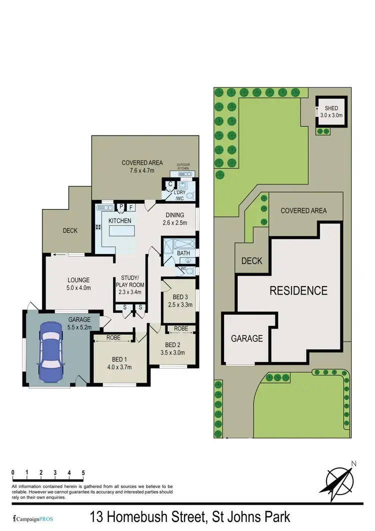Floorplan of Homely house listing, 13 Homebush Street, St Johns Park NSW 2176