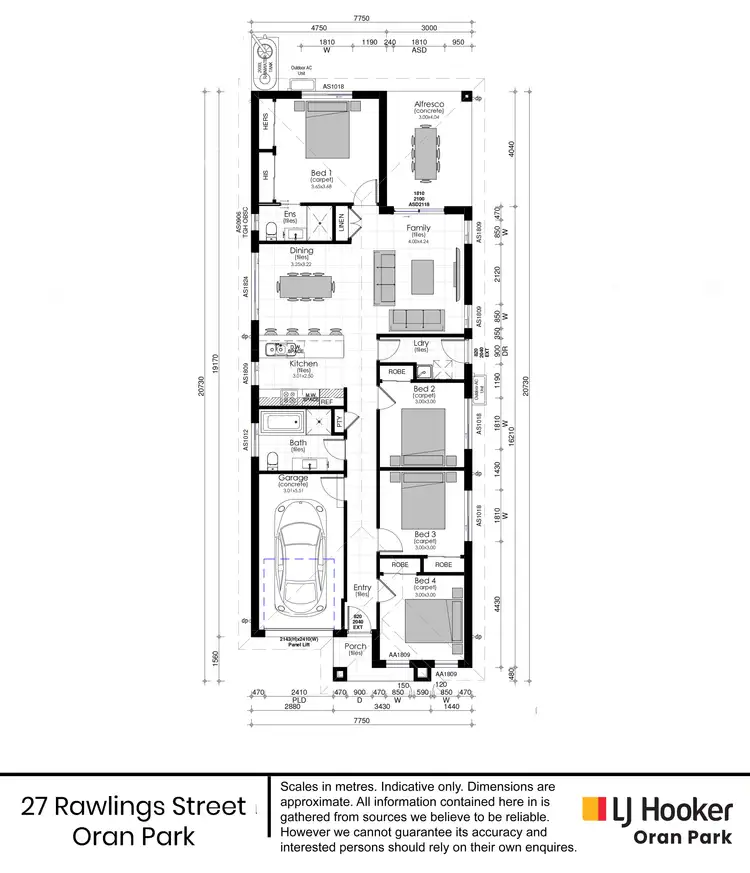 Floorplan of Homely house listing, 27 Rawlings Street, Oran Park NSW 2570