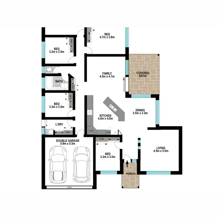 Floorplan of Homely house listing, 94 Macdonald Drive, Narangba QLD 4504