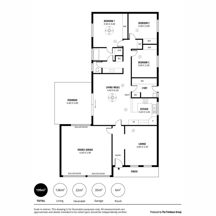 Floorplan of Homely house listing, 65 Kirkby Circuit, Greenacres SA 5086