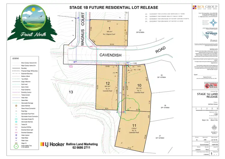 Floorplan of Homely land listing, Lot 1 Magnus Court, Goonellabah NSW 2480
