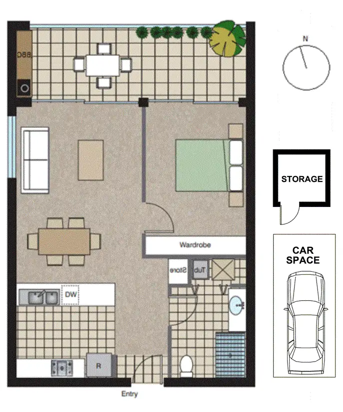 Floorplan of Homely unit listing, 1205/43 Shoreline Drive, Rhodes NSW 2138