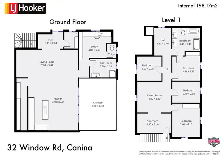 Floorplan of Homely house listing, 32 Window Road, Canina QLD 4570