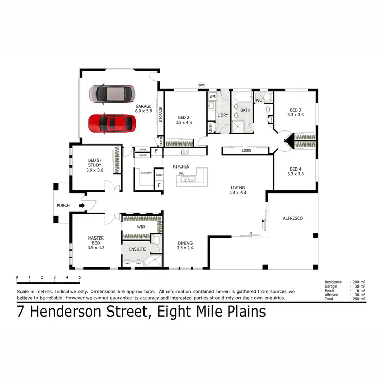 Floorplan of Homely house listing, 7 Henderson Street, Eight Mile Plains QLD 4113