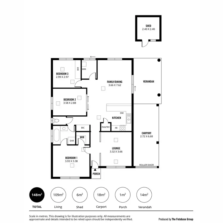 Floorplan of Homely house listing, 1A Baird Avenue, Holden Hill SA 5088