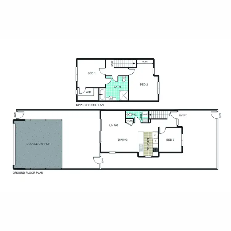 Floorplan of Homely townhouse listing, 9 Anna Morgan Circuit, Bonner ACT 2914