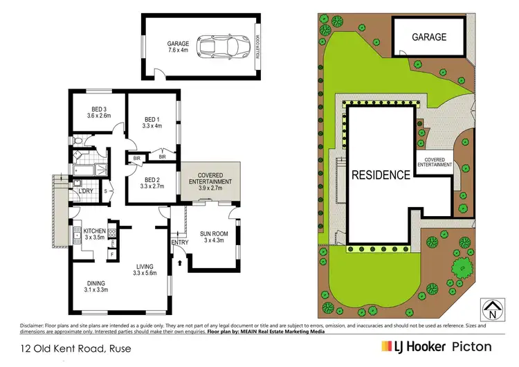 Floorplan of Homely house listing, 12 Old Kent Road, Ruse NSW 2560