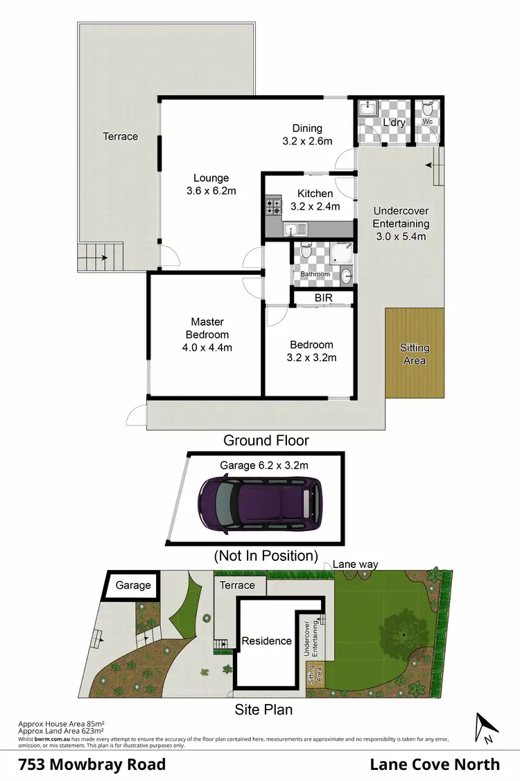 Floorplan of Homely house listing, 753 Mowbray Road, Lane Cove NSW 2066