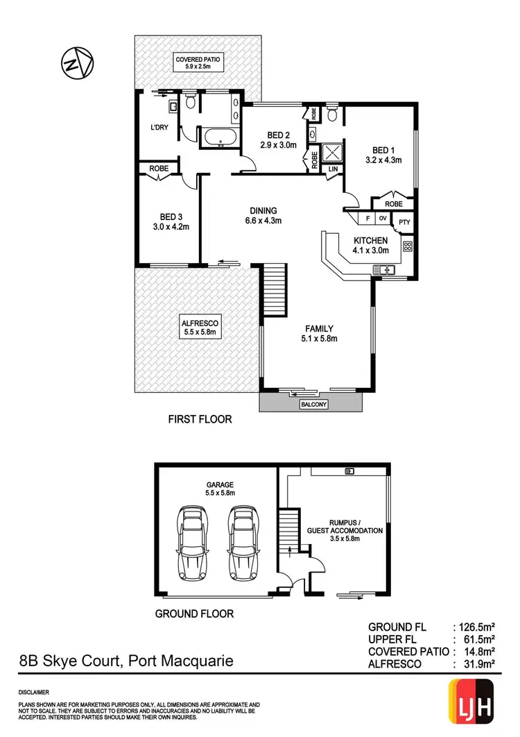 Floorplan of Homely house listing, 8B Skye Court, Port Macquarie NSW 2444