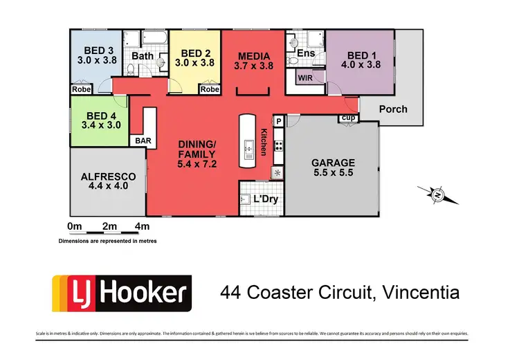 Floorplan of Homely house listing, 44 Coaster Circuit, Vincentia NSW 2540