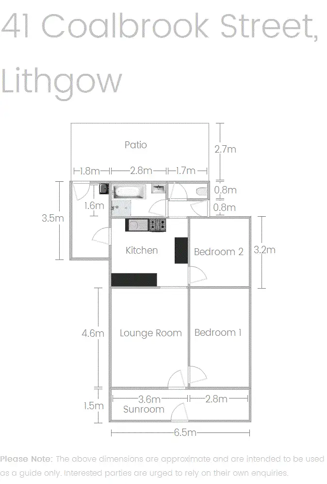 Floorplan of Homely house listing, 41 Coalbrook Street, Lithgow NSW 2790