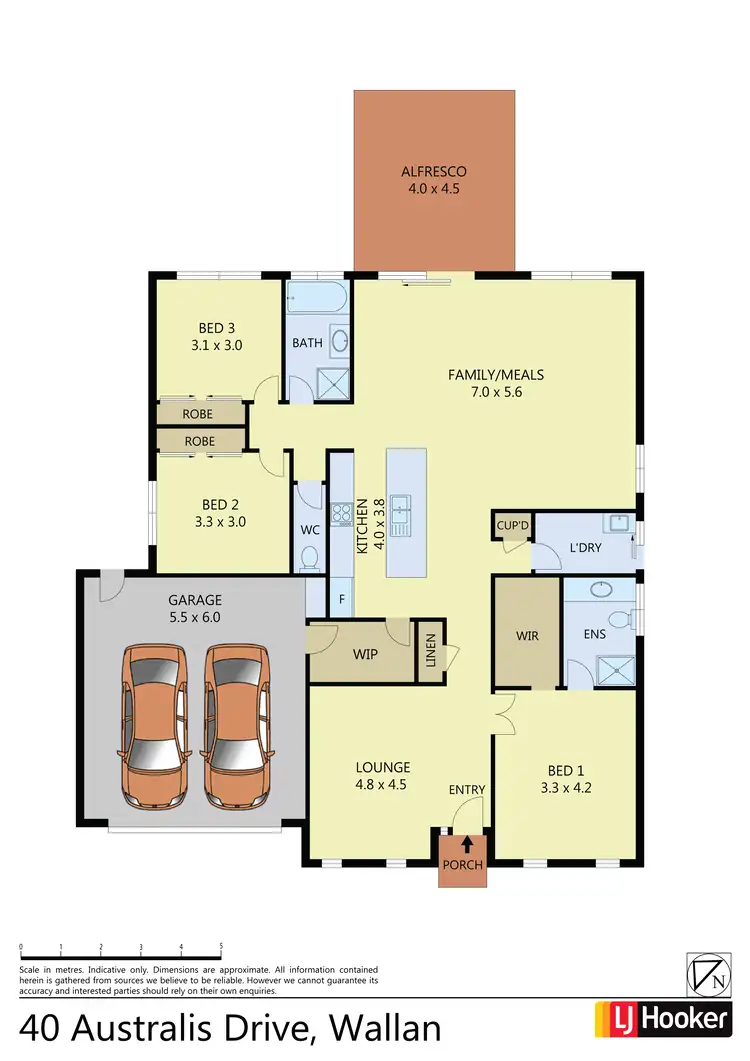 Floorplan of Homely house listing, 40 Australis Drive, Wallan VIC 3756
