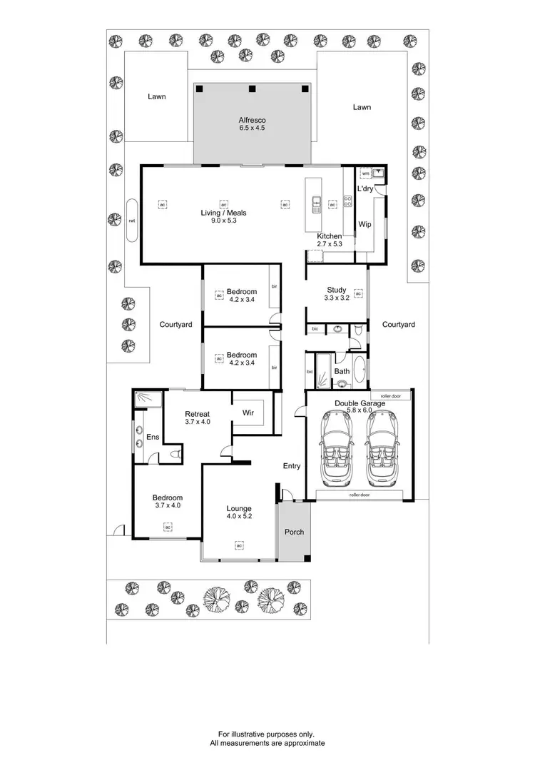 Floorplan of Homely house listing, 4 Laurel Way, Virginia SA 5120